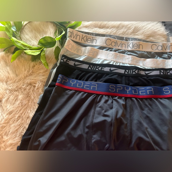 Calvin Klein Other - Calvin Klein and Spyder Boxer Briefs in Black, Blue, and White (bundle 4)